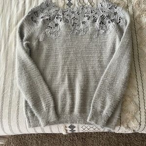 Gray sweater